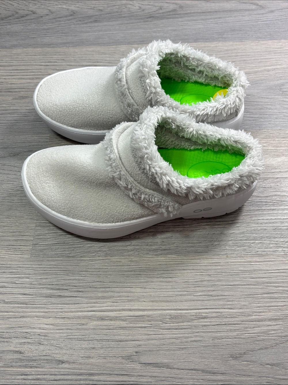 OOFOS Gray OOcoozie Slip-on Clog Mule - Womens 5 NEW - Picture 6 of 9
